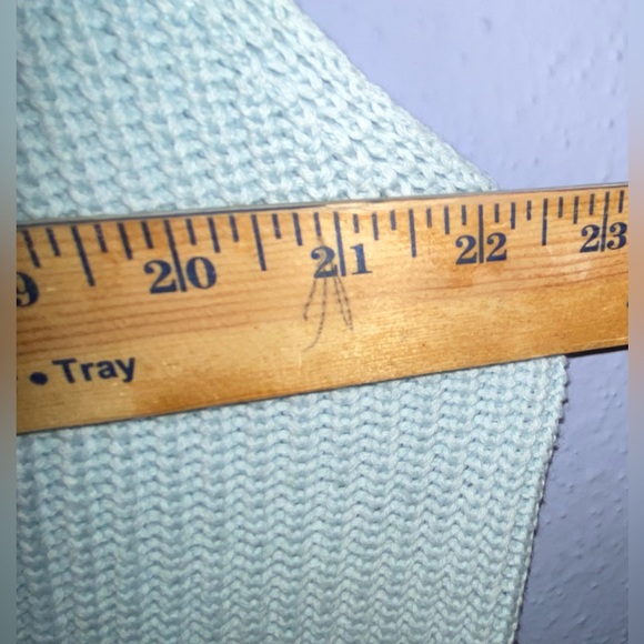 NWT unisex Cotton on baby blue sweater vest L - Picture 4 of 8